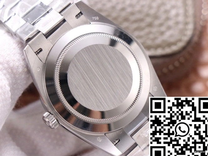 EW M228349RBR-0008 Gold Factory Rolex White Dial Day-Date Grey 0513